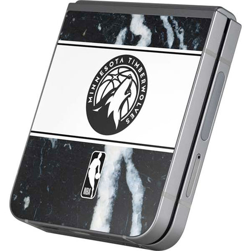 NBA Minnesota Timberwolves Marble Galaxy Z Flip6 Skin